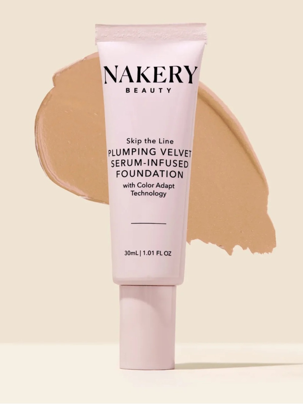Nakery Instant Coverage Plumping Velvet Serum-Infused Foundation